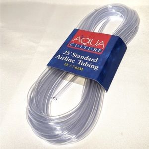 Aqua Culture 25' Standard Aquarium Air Line Tubing for Pumps & Accessories NEW!!
